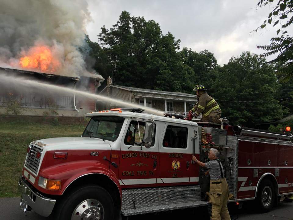 Engine 131 deck gun